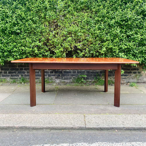 1960’s Mid Century G Plan Extending Dining Table With Angled Legs