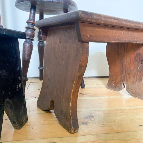 Folk Art Box Stool