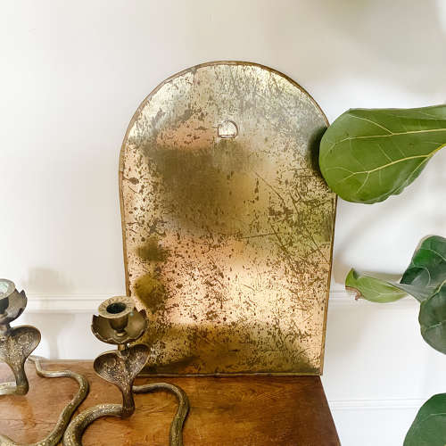 Brass Framed Arched Mirror | French 1950’s