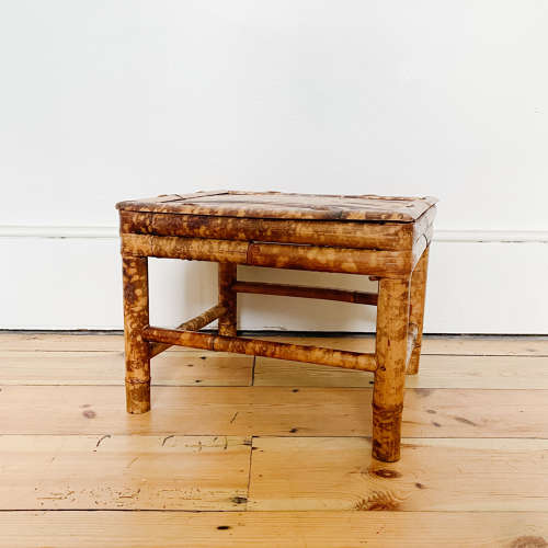 Antique Bamboo Stool