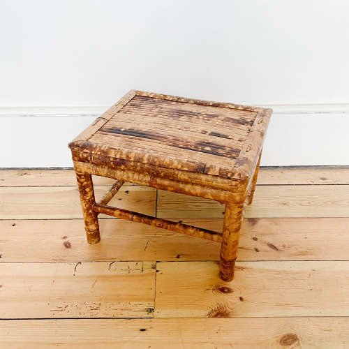 Antique Bamboo Stool
