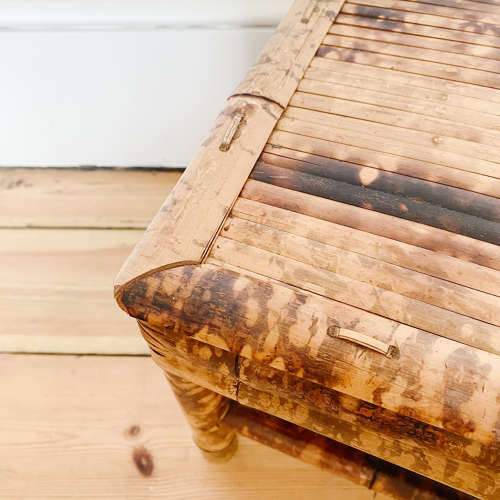 Antique Bamboo Stool