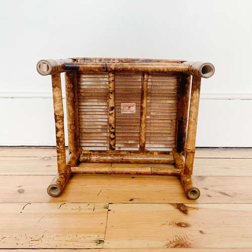 Antique Bamboo Stool