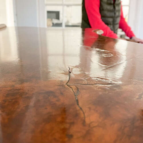Late Victorian Decorative Credenza | Burr Walnut Veneer with Key