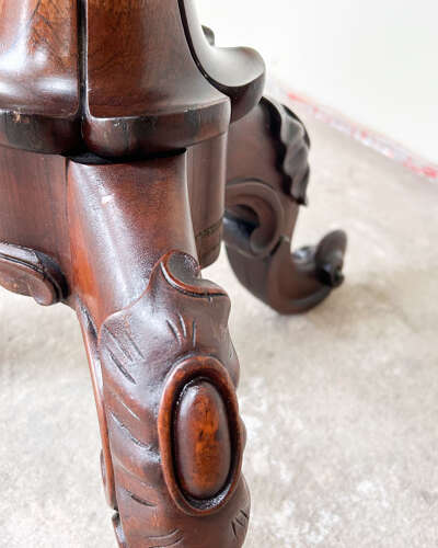 Victorian Burr Walnut Side Table | Occasional Table