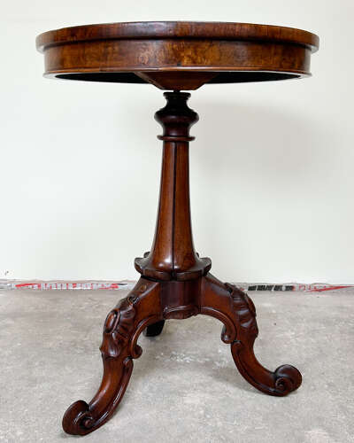 Victorian Burr Walnut Side Table | Occasional Table