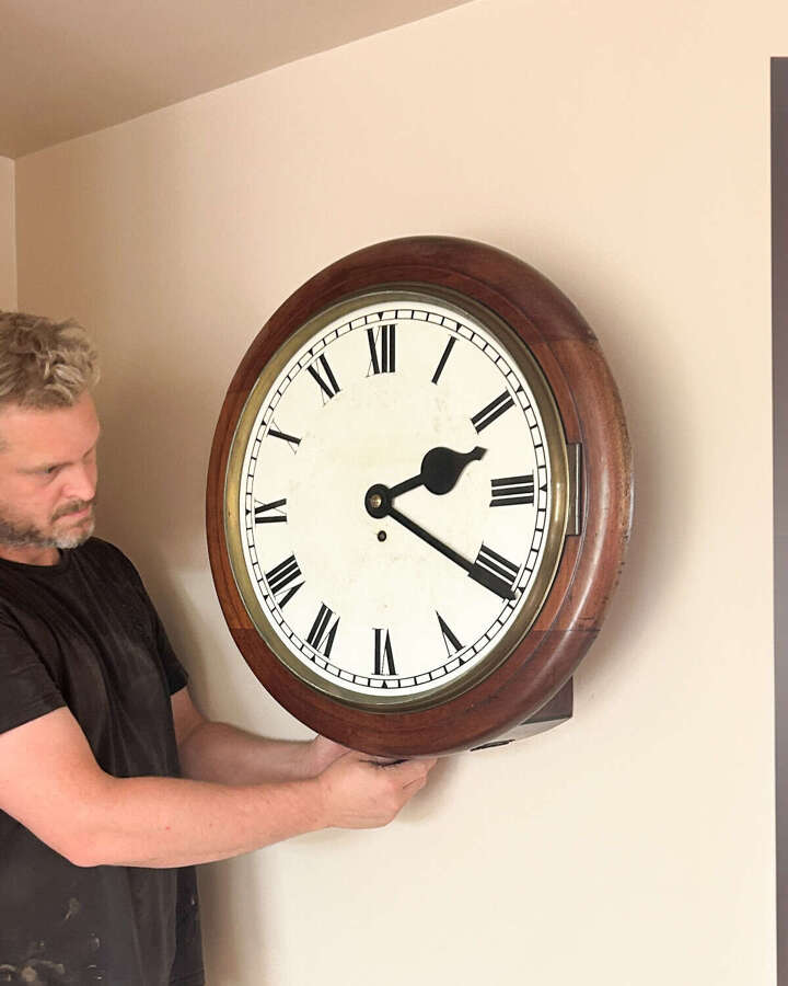 Smith Astral Fusee Wall Clock | Early 1900s Railway