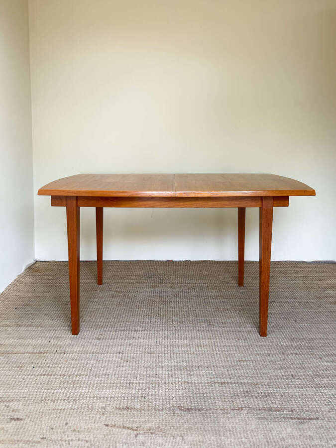 Mid Century Teak Extendable Dining Table