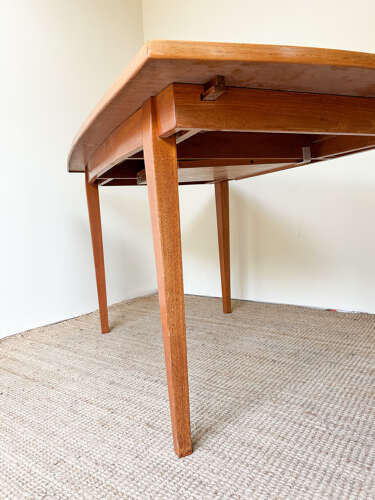 Mid Century Teak Extendable Dining Table