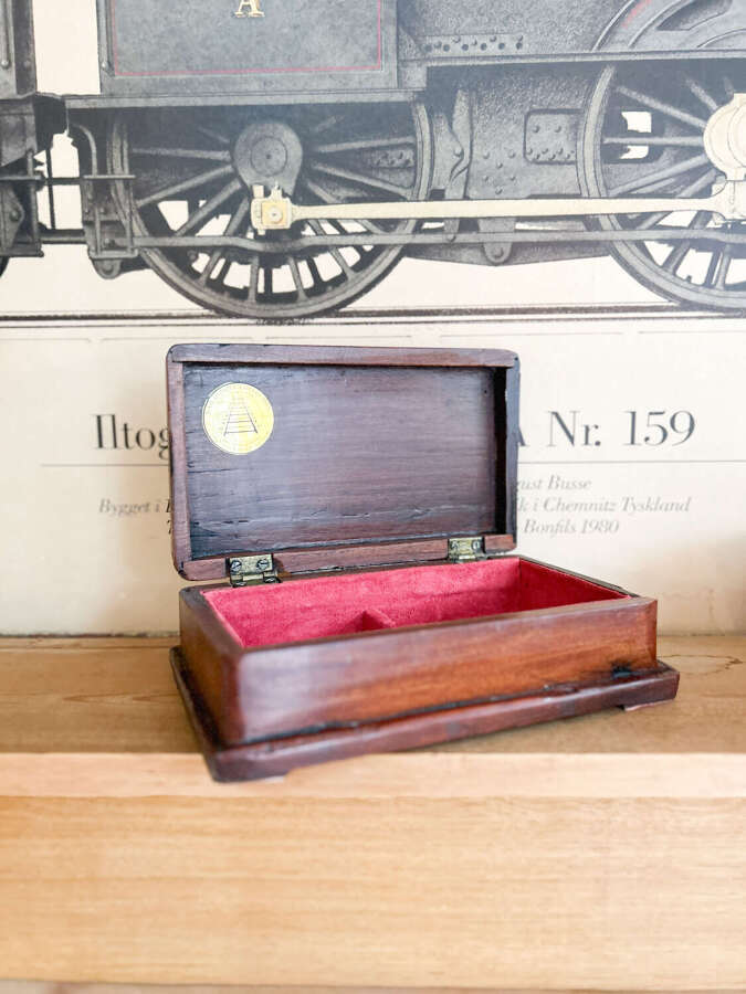 Trinket Wooden Box | Rhodesian railways sleeper