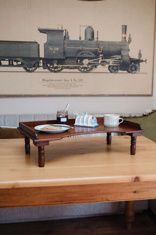 Vintage Wooden Bed Tray Table